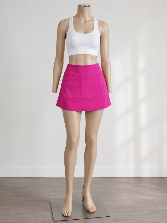 lululemon athletica Pants - lululemon athletica Hot Pink Athletic Skirt Skort Under 4 Tall